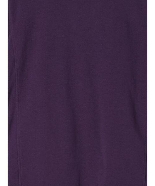 Samansa Mos2(サマンサ モスモス)の「ロゴプリントゆるスウェット(Tシャツ/カットソー・レディース・チャコールグレー/パープル/ベージュ/グリーン・F)」の12枚目の写真