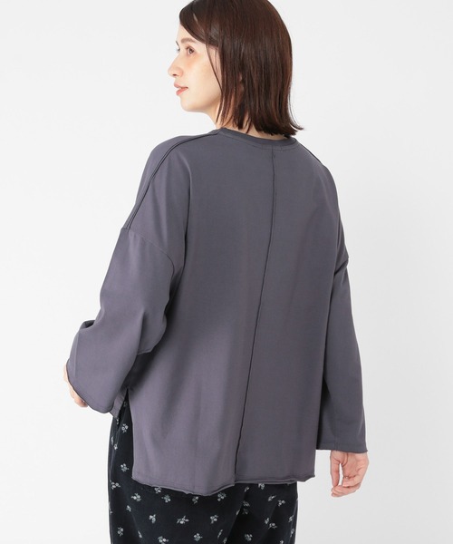 studio CLIP（スタディオクリップ）の「【一部店舗先行発売】オーガニックコットンワイドプルオーバー（Tシャツ/カットソー・レディース・オフホワイト/ライトグリーン/ネイビー/ピンク・FREE）」の8枚目の写真