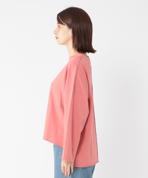 studio CLIP（スタディオクリップ）の「【一部店舗先行発売】オーガニックコットンワイドプルオーバー（Tシャツ/カットソー・レディース・オフホワイト/ライトグリーン/ネイビー/ピンク・FREE）」の10枚目の写真