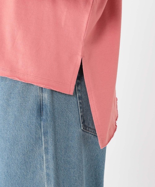 studio CLIP（スタディオクリップ）の「【一部店舗先行発売】オーガニックコットンワイドプルオーバー（Tシャツ/カットソー・レディース・オフホワイト/ライトグリーン/ネイビー/ピンク・FREE）」の14枚目の写真