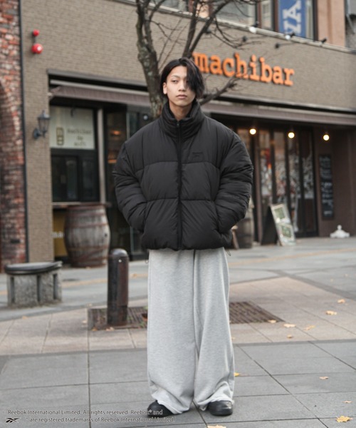 Reebok（リーボック）の「【REEBOK】 中綿 パディング ダウン ジャケット ブルゾン / アウター（ダウンジャケット/コート・メンズ・ブラック/ブラック系・LARGE/MEDIUM）」の19枚目の写真