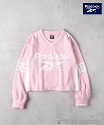 Right-on | 【Reebok】Vネック ロングTシャツ(Tシャツ/カットソー)