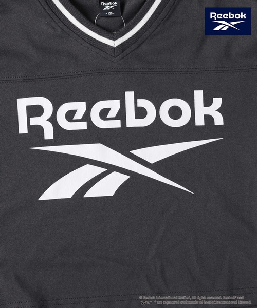 Right-on(ライトオン)の「【Reebok】Vネック ロングTシャツ(Tシャツ/カットソー・キッズ・ピンク/ダークグレー・130/140/150/160)」の6枚目の写真