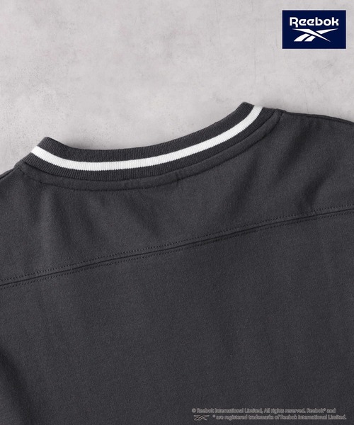 Right-on(ライトオン)の「【Reebok】Vネック ロングTシャツ(Tシャツ/カットソー・キッズ・ピンク/ダークグレー・130/140/150/160)」の4枚目の写真