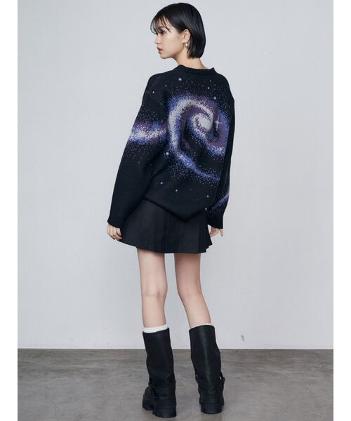 EMODA（エモダ）の「レイヤーチェーンベルトスカート（スカート・レディース・ネイビー/グレー/ブラック・SMALL/MEDIUM）」の16枚目の写真