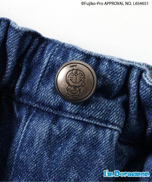 apres les cours（アプレレクール）の「【リンク】Im Doraemon ワッペン付きスカート（デニムスカート・キッズ・インディゴブルー・80/90/100/110/120/130）」の8枚目の写真