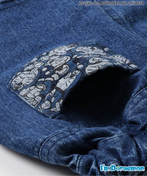 apres les cours（アプレレクール）の「【リンク】Im Doraemon ワッペン付きスカート（デニムスカート・キッズ・インディゴブルー・80/90/100/110/120/130）」の14枚目の写真