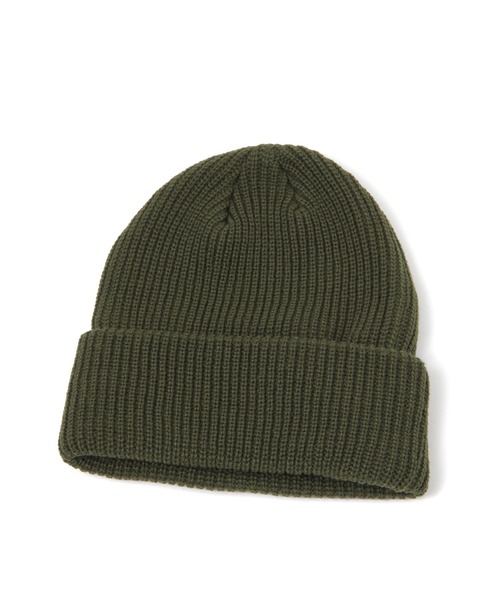 GLOBAL WORK（グローバルワーク）の「抗菌防臭ニットワッチ/234977（ニットキャップ/ビーニー・レディース・カーキ/グレー/ライトベージュ/オレンジ/ブラック/アイボリー・ONE SIZE）」の5枚目の写真