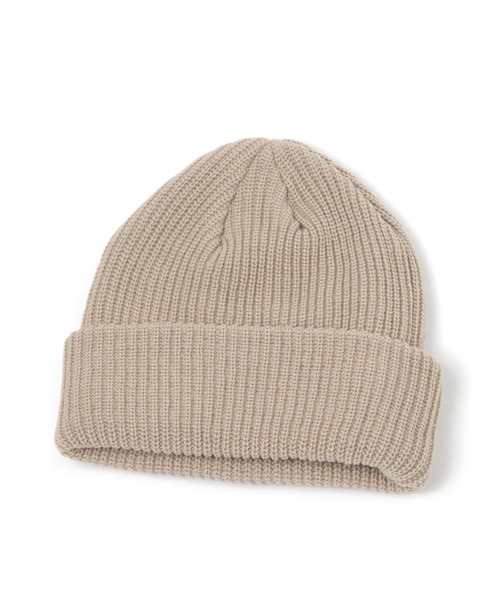 GLOBAL WORK（グローバルワーク）の「抗菌防臭ニットワッチ/234977（ニットキャップ/ビーニー・レディース・カーキ/グレー/ライトベージュ/オレンジ/ブラック/アイボリー・ONE SIZE）」の4枚目の写真