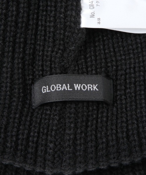 GLOBAL WORK（グローバルワーク）の「抗菌防臭ニットワッチ/234977（ニットキャップ/ビーニー・レディース・カーキ/グレー/ライトベージュ/オレンジ/ブラック/アイボリー・ONE SIZE）」の7枚目の写真