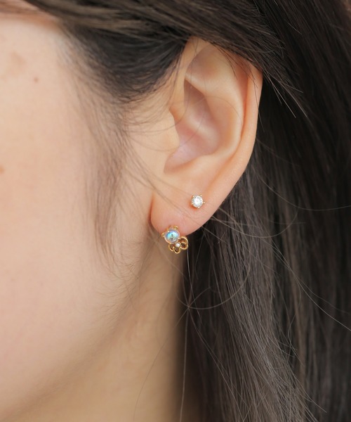Peony(ピオニー)の「Peoney/サージカルステンレス316L ビジューピアスセット3(ピアス(片耳用)・レディース・A/B/C/D/E/F/G/H/I・FREE)」の12枚目の写真