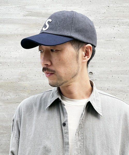 Basiquenti（ベーシックエンティ）の「【Basiquenti】Brushed Logo Low Cap（ブラッシュドロゴローキャップ）BCN-Y41994（キャップ・メンズ・ブラック/オリーブ系/グレー系/オレンジ/ベージュ・FREE）」の7枚目の写真