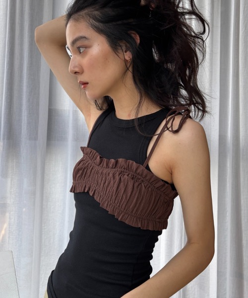aoi Molly Goddard シャーリングタフタビスチェ