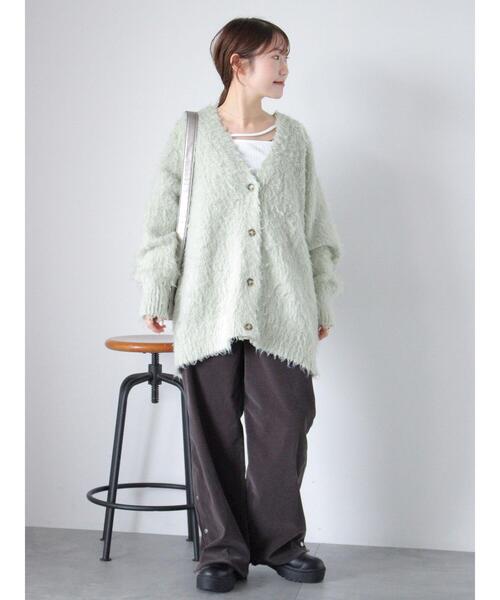 ehka sopo（エヘカソポ）の「ストラップスクエアネックカットソー（Tシャツ/カットソー・レディース・ブラック/キナリ/サックスブルー/グレー・F）」の18枚目の写真