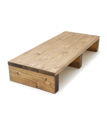 未来工房（ミクコウボウ）の「木製踏み台ロータイプ ハンドメイド <未来工房 MIKU-KOBO>（インテリア雑貨）」