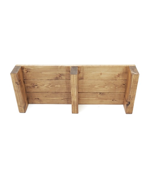 木製踏み台ロータイプ ハンドメイド <未来工房 MIKU-KOBO>（インテリア