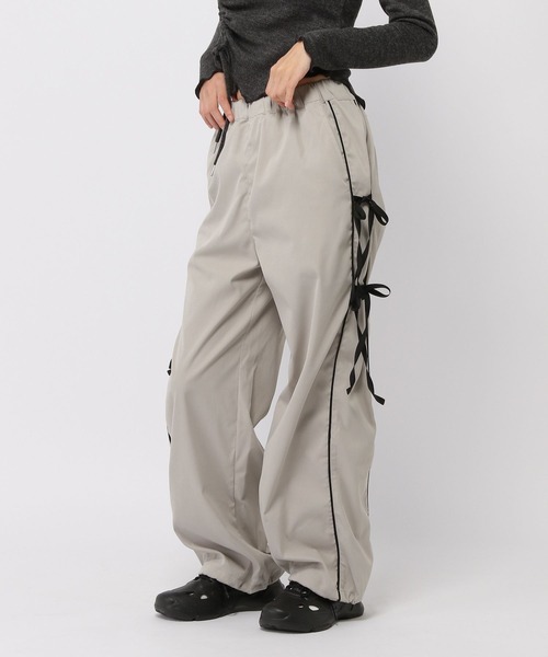 3.3 Field Trip （3.3フィールドトリップ）の「3.3 Field Trip／サイドリボンパンツ（その他パンツ・レディース・グレー/ブラック/ホワイト・SMALL/MEDIUM）」の3枚目の写真