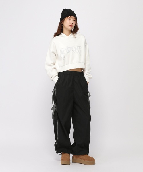 3.3 Field Trip （3.3フィールドトリップ）の「3.3 Field Trip／サイドリボンパンツ（その他パンツ・レディース・グレー/ブラック/ホワイト・SMALL/MEDIUM）」の5枚目の写真