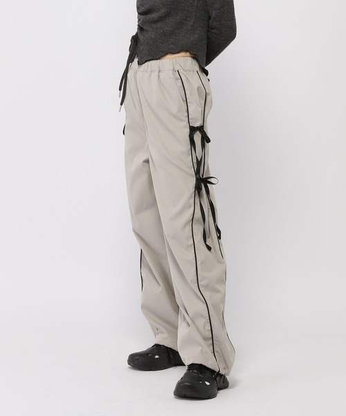 3.3 Field Trip （3.3フィールドトリップ）の「3.3 Field Trip／サイドリボンパンツ（その他パンツ・レディース・グレー/ブラック/ホワイト・SMALL/MEDIUM）」の14枚目の写真