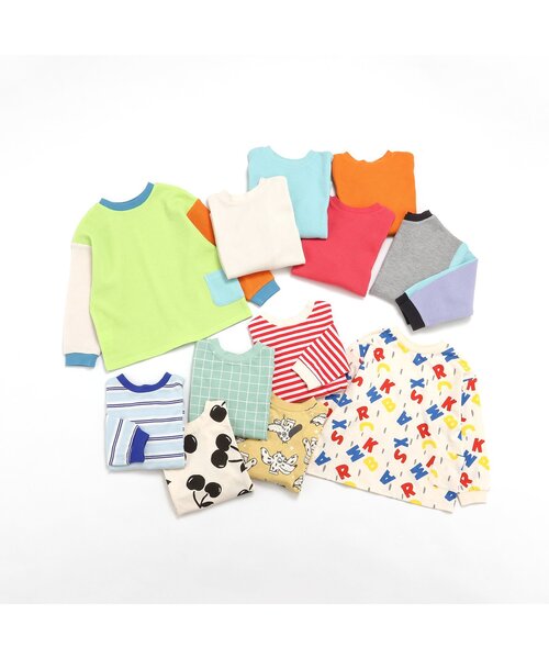 BREEZE(ブリーズ)の「【どっちも正解】DAISUKI総柄ロンT_ジュニア対応(Tシャツ/カットソー・キッズ・レッド/ブルー/ブラック/アイボリー/イエロー/ミント・110/100/90/130/120/80/140)」の18枚目の写真