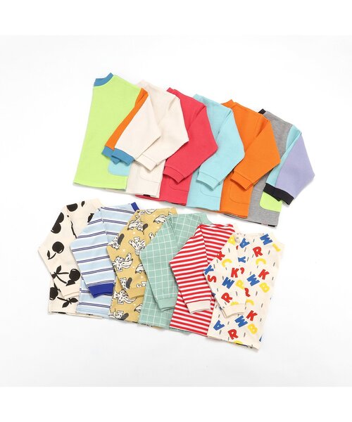 BREEZE(ブリーズ)の「【どっちも正解】DAISUKI総柄ロンT_ジュニア対応(Tシャツ/カットソー・キッズ・レッド/ブルー/ブラック/アイボリー/イエロー/ミント・110/100/90/130/120/80/140)」の19枚目の写真