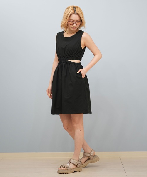 Hurley (ハーレー)の「Hurley/ハーレー 水陸両用ワンピース/UVケア WUDR251023(ワンピース・レディース・カーキ/ブラック・M)」の4枚目の写真