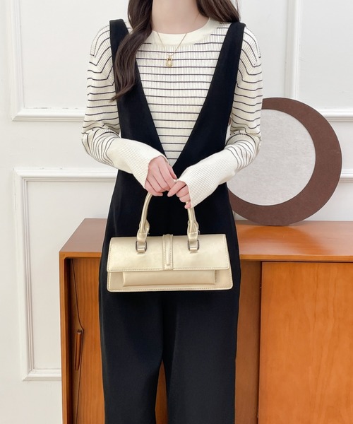 ABITOKYO(アビトーキョー)の「Vネックオールインワンサロペット(サロペット/オーバーオール・レディース・チャコールグレー/ブラック/ベージュ・M/L/XL)」の20枚目の写真