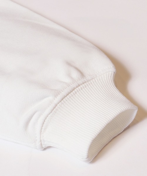 coca（coca）（コカ）の「キッズ 親子お揃い裏毛刺繍オーバーサイズスウェット（スウェット・キッズ・グリーン/ライトグレー/ホワイト/ネイビー・150/140/130/120）」の11枚目の写真