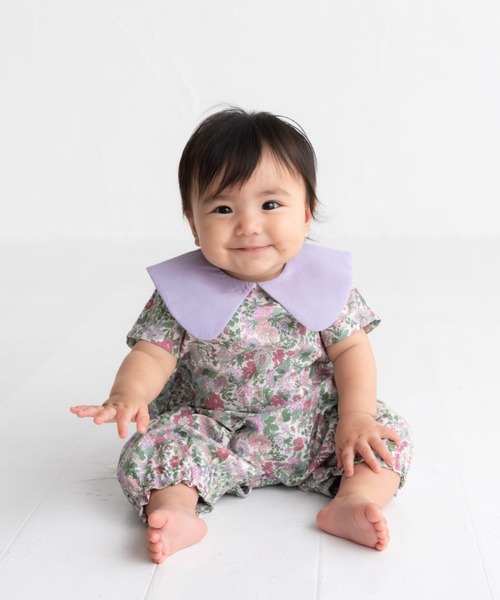 スイートフラワーＰＴｂａｂｙロンパース（ロンパース）｜maarook（マルーク）