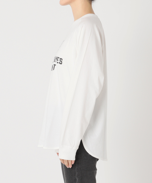 JOURNAL STANDARD relume(ジャーナルスタンダード レリューム)の「《追加》ラグランスリーブカレッジロングスリーブTEE(Tシャツ/カットソー・レディース・ブラック系その他/ホワイト系その他/ホワイト・FREE)」の16枚目の写真