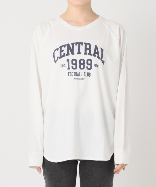 追加》ラグランスリーブカレッジロングスリーブTEE（Tシャツ