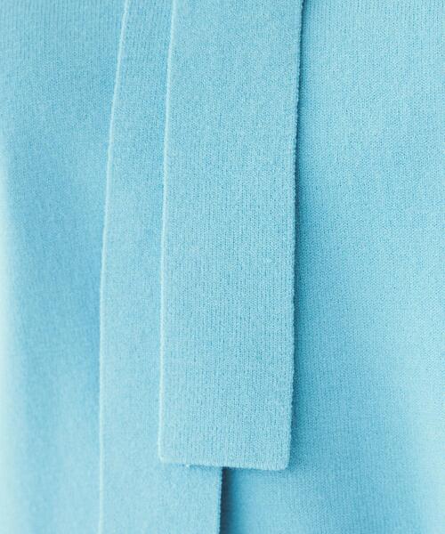 UNTITLED（アンタイトル）の「【アンサンブル可能】ボウタイ 配色プルオーバーニット（ニット/セーター・レディース・ブルー/ベビーピンク/ホワイト系5/ベージュ系その他7/ブラック系4・44/48/00/02/04）」の17枚目の写真