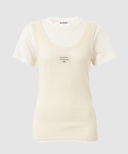 Acne Studios(アクネストゥディオズ)の「FN-WN-TSHI000709(Tシャツ/カットソー・レディース・オフホワイト・XS/S)」の1枚目の写真