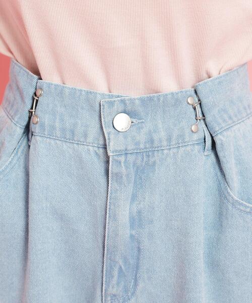 セール】サイドカットデニム（デニムパンツ）｜PINK-latte