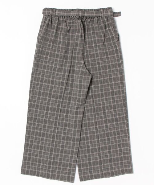 BELLUNA PLUS(ベルーナ)の「サマ見え(W)ベルト付ワイドパンツ56丈(その他パンツ・レディース・ブラック/ブラウン/グレー/テラコッタ・MEDIUM/LARGE/X-LARGE)」の5枚目の写真