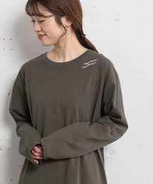 USAコットン刺繍ワイドロンT