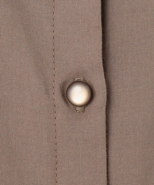 Feroux(フェルゥ)の「刺繍入りシャツ ワンピース(ワンピース・レディース・ダークブラウン系/ライラック系・2/1)」の16枚目の写真