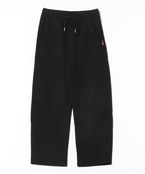 aimoha（アイモハ）の「セミワイドフィットパンツ（スウェットパンツ・レディース・ライトベージュ/杢グレー/イエロー/ダークグレー/ブラック・MEDIUM/X-LARGE/LARGE）」の10枚目の写真