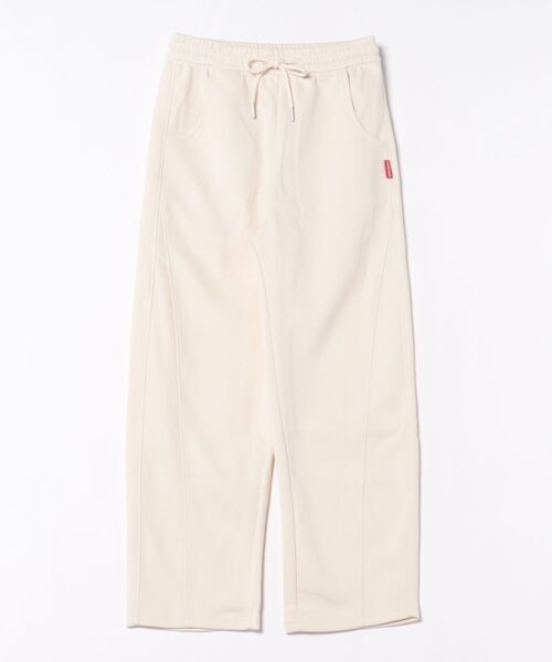 aimoha（アイモハ）の「セミワイドフィットパンツ（スウェットパンツ・レディース・ライトベージュ/杢グレー/イエロー/ダークグレー/ブラック・MEDIUM/X-LARGE/LARGE）」の13枚目の写真