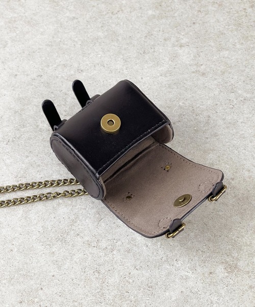 FLAPPER（フラッパー）の「FLAPPER:ハリー・ポッター ドラコ・マルフォイのサッチェル風Airpods ケース（ヘッドフォン/イヤホン・レディース・ブラック・FREE）」の8枚目の写真