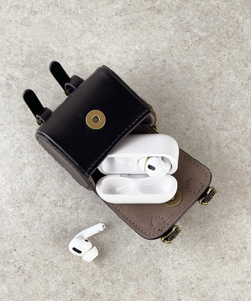 FLAPPER（フラッパー）の「FLAPPER:ハリー・ポッター ドラコ・マルフォイのサッチェル風Airpods ケース（ヘッドフォン/イヤホン・レディース・ブラック・FREE）」の9枚目の写真