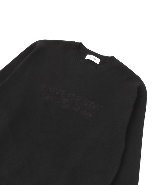 ACLENT（アクレント）の「ジャストサイズプルオーバーニット（ニット/セーター・レディース・ネイビー/グレー/イエロー/ブラック・FREE）」の5枚目の写真