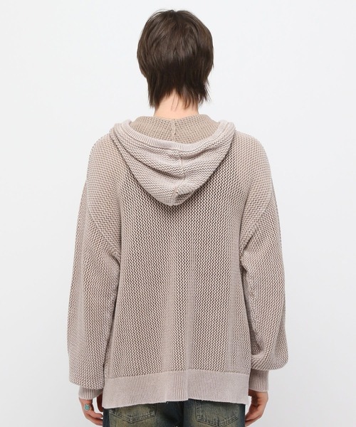 3.3 Field Trip （3.3フィールドトリップ）の「3.3 Field Trip／ピグメントメッシュパーカー（パーカー・メンズ・ベージュ/ブラック・FREE）」の16枚目の写真