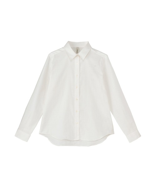 TOKYO SHIRTS（トウキョウシャツ）の「【Pitta Re:)】ふわっとガーゼシャツ 長袖 綿100% レディースカジュアルシャツ（シャツ/ブラウス・レディース・ホワイト・S/M/L/LL）」の8枚目の写真