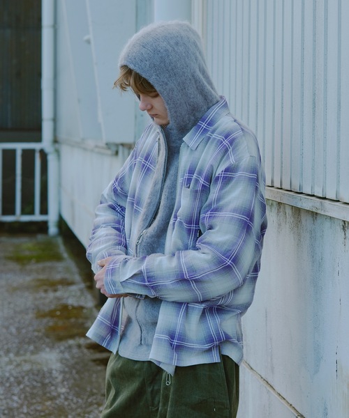 OMBRE CHECK ZIP SHIRT（シャツ/ブラウス）｜Jieda（ジエダ）の