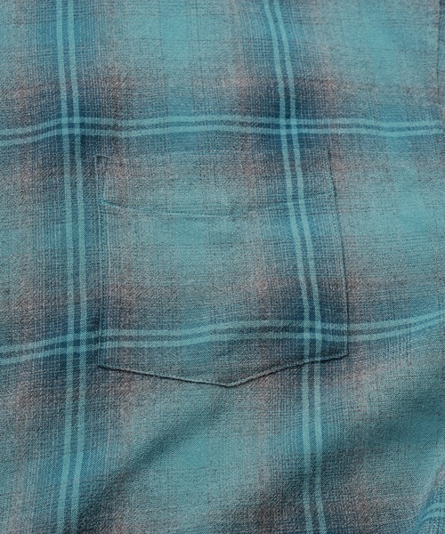 JIEDA（ジエダ）の「OMBRE CHECK ZIP SHIRT（シャツ/ブラウス・メンズ・グリーン/パープル・2/1）」の12枚目の写真