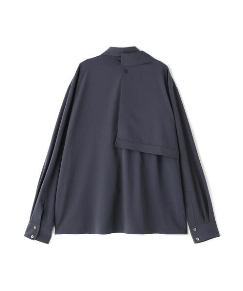 casane(カサネ)の「CASANE(カサネ)別注デザインボタンビッグシャツ(Tシャツ/カットソー・レディース・チャコールグレー/ベージュ・F)」の15枚目の写真