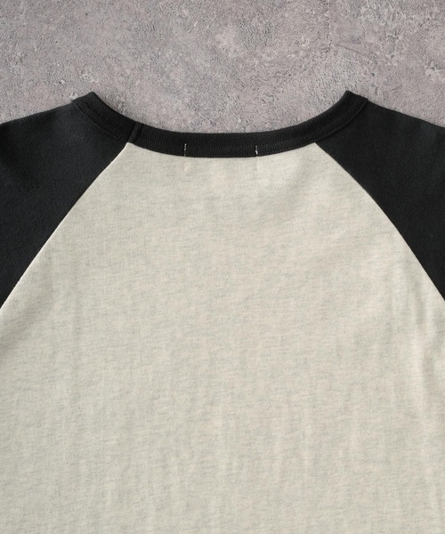 セール】ワンポイントロゴ刺繍 ラグランスリーブ半袖Tシャツ（T