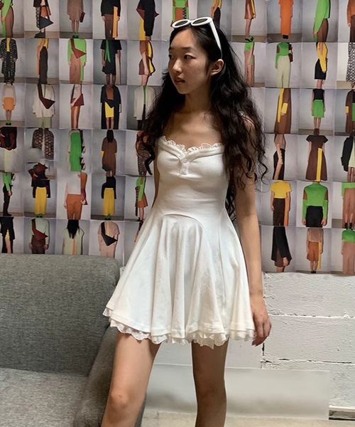 LONSLAN】フレアミニワンピース sanwl25s007