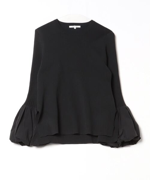 CADUNE / カデュネ | 2023AW | バルーンスリーブ クルーネック ニット